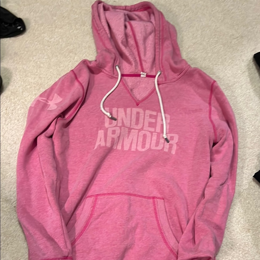 Under Armour Women's Pink Hoodie Sweater